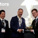 CS award handshake focus